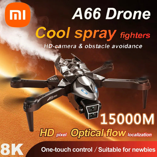 Load image into Gallery viewer, Xiaomi A66 Dual Lens Drone 8k High-definition Aerial Photography Obstacle Avoidance Aircraft Spray Remote Control Aircraft Toys
