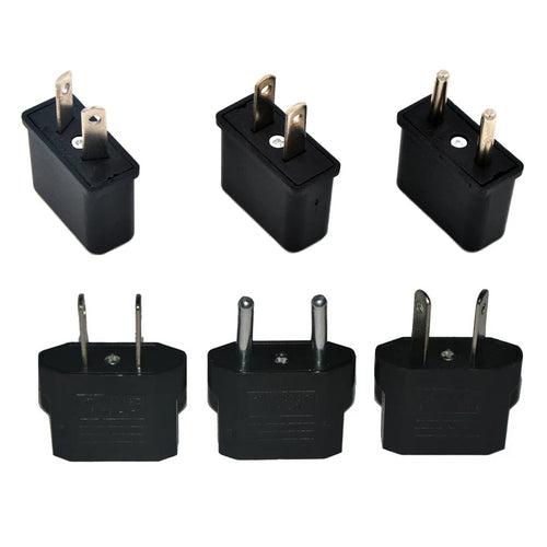 Load image into Gallery viewer, US to EU AU FR DE AC Power Plug Adapter Travel Adaptor Convertor
