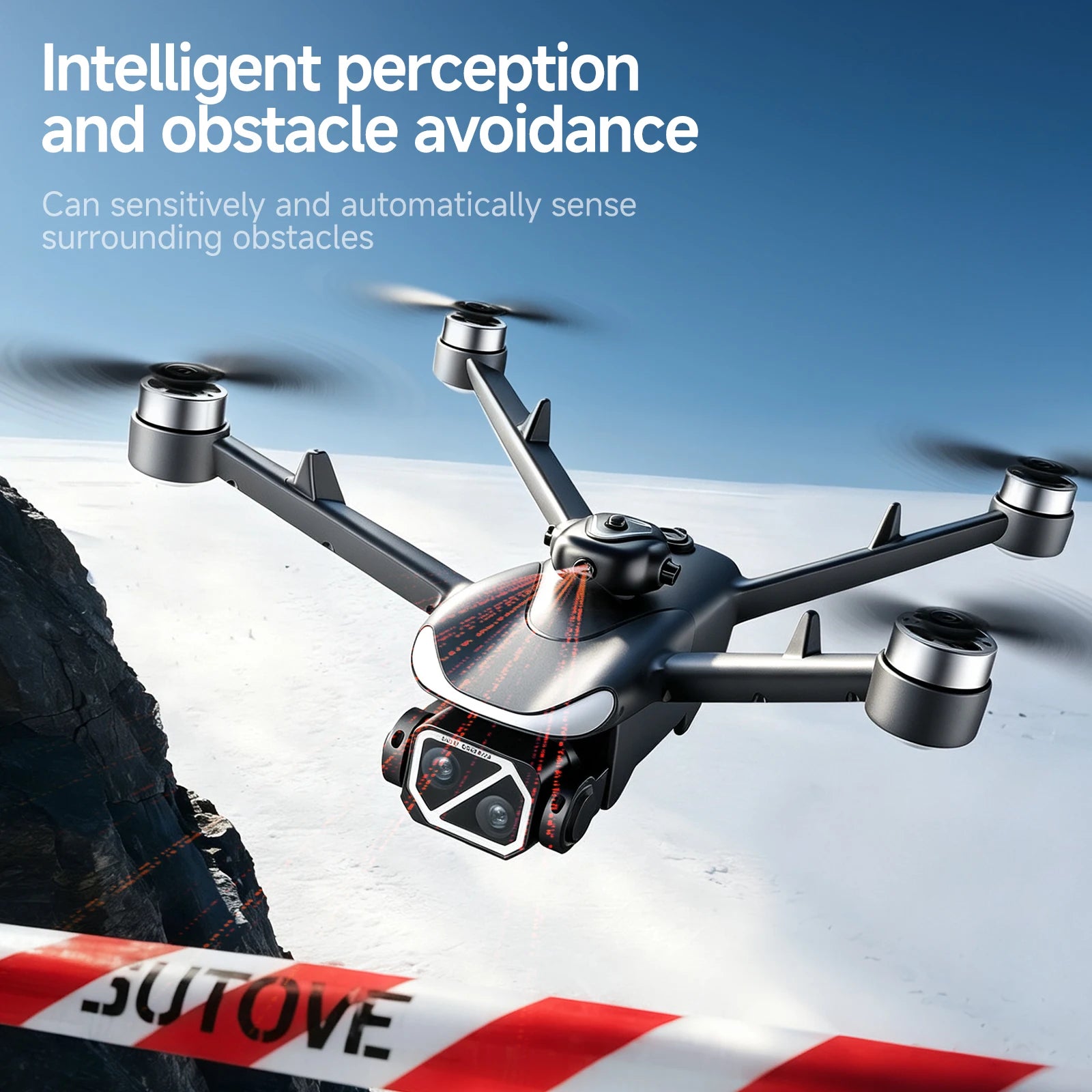NEW YL09 Drone With Screen Remote Control 8K HD Dual Camera Brushless Motor Obstacle Avoidance Foldable FPV Quadcopter RC Drones
