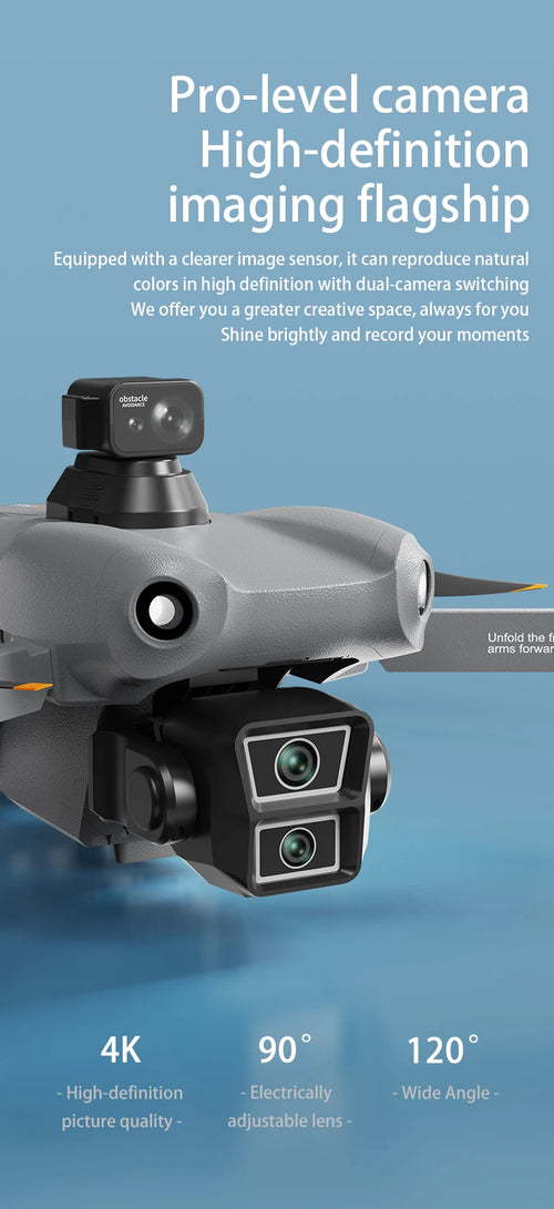Load image into Gallery viewer, L300 Ultra Professional Drone 4K HD Wide Angle Camera 5G GPS WiFi FPV  RC Drone 360° Quadcopter Toys for Obstacle Avoidance
