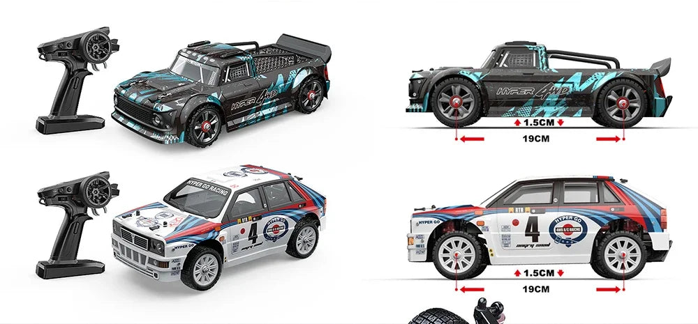 Hyper Go MJX 14301 14302 14303 1 / 14 4WD RC car 65 km / h brushless 2.4G remote control car off road high speed RC cars toys
