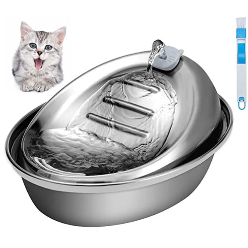 Load image into Gallery viewer, Stainless Steel Pet Water Dispenser
