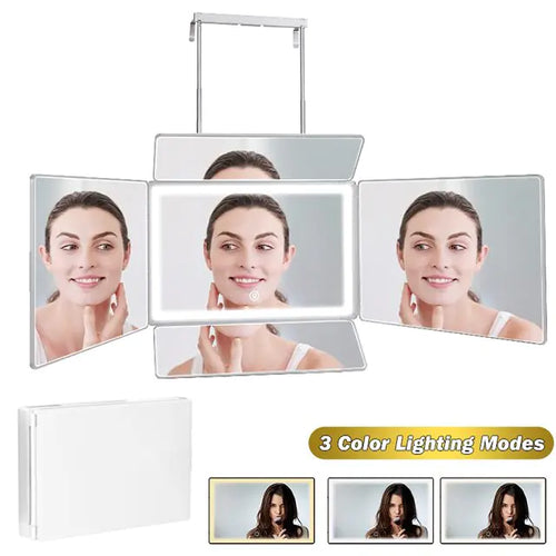 Load image into Gallery viewer, Trifold Self Haircut Mirror
