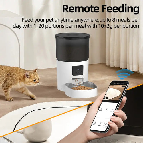 Load image into Gallery viewer, Automatic Cat Feeder With Camera
