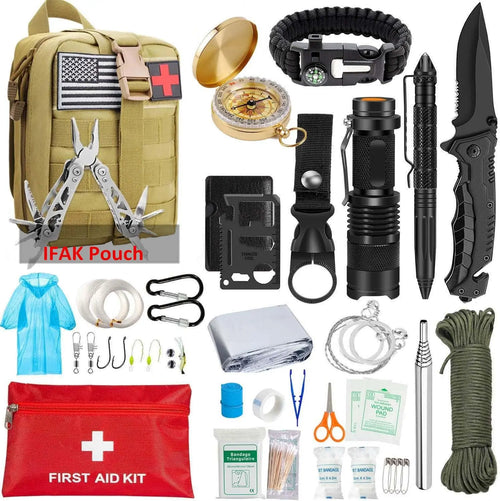 Load image into Gallery viewer, EDC Survival Gear Tool Kit 47 IN 1 Emergency SOS Survival Tools
