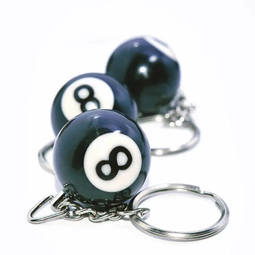 Load image into Gallery viewer, Fashion Creative Billiard Pool Keychain
