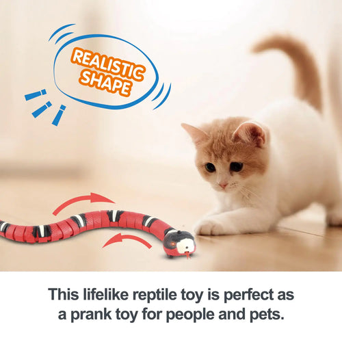 Load image into Gallery viewer, Smart Sensing Snake Interactive Cat Toy
