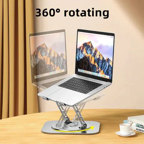 Load image into Gallery viewer, 360° Rotatable Laptop Stand - Foldable &amp; Portable Computer Stand for All MacBook/Laptops
