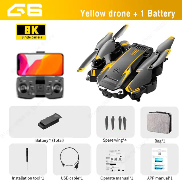 GPS Drone 8k Professional HD Camera Obstacle Avoidance Aerial Photography Foldable Quadcopter