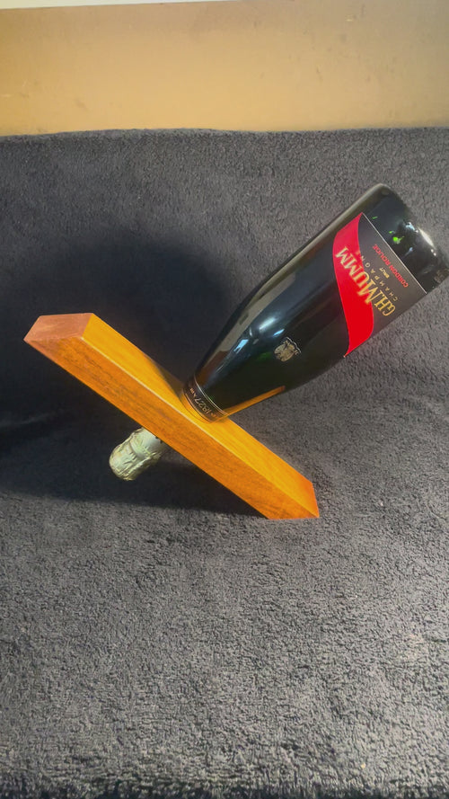 Load and play video in Gallery viewer, Wine Bottle Stand
