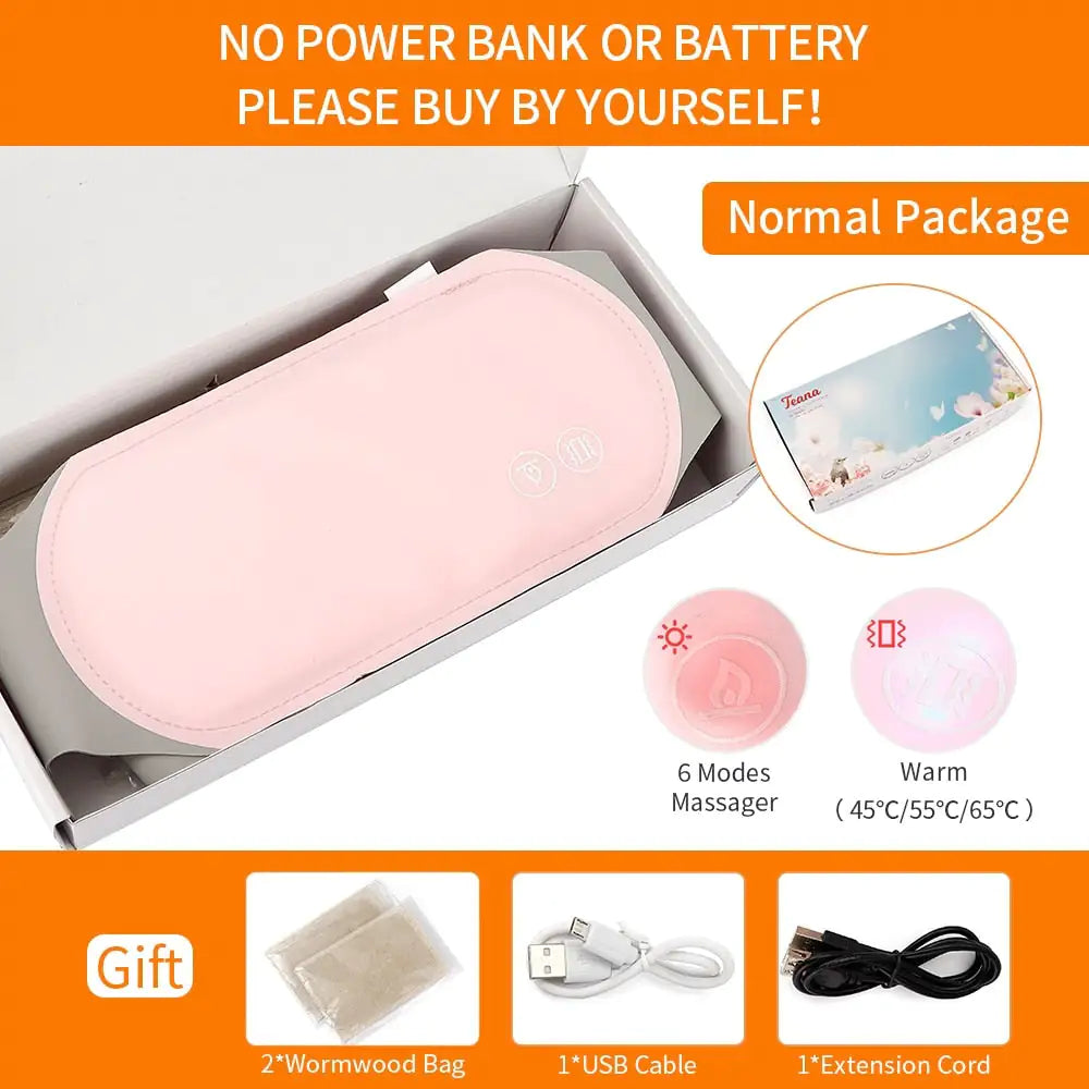 Period pain, Electric Heated Waist Band Electric Abdominal Massager