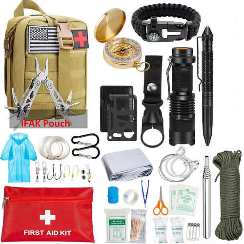 Load image into Gallery viewer, EDC Survival Gear Tool Kit 47 IN 1 Emergency SOS Survival Tools
