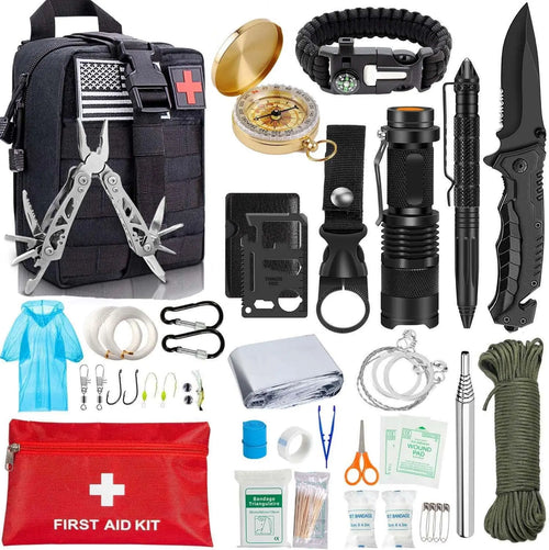 Load image into Gallery viewer, EDC Survival Gear Tool Kit 47 IN 1 Emergency SOS Survival Tools
