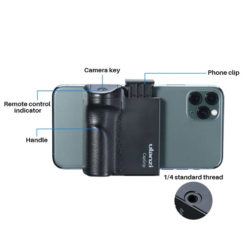 Load image into Gallery viewer, Bluetooth Handheld Selfie Booster Hand Grip
