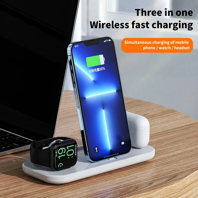 3 in 1 Wireless Charging Base