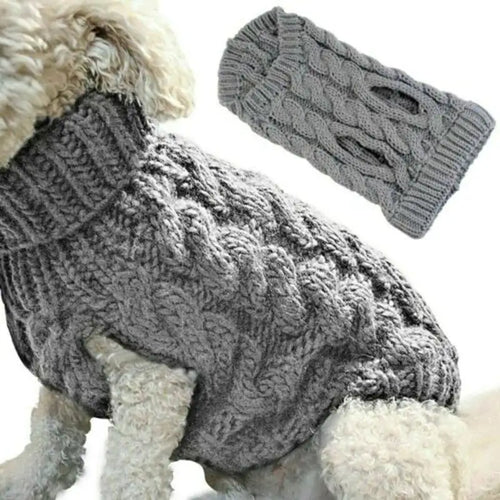 Load image into Gallery viewer, Winter pet Clothes Twist Dog cat Sweaters Warm
