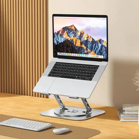 Load image into Gallery viewer, 360° Rotatable Laptop Stand - Foldable &amp; Portable Computer Stand for All MacBook/Laptops
